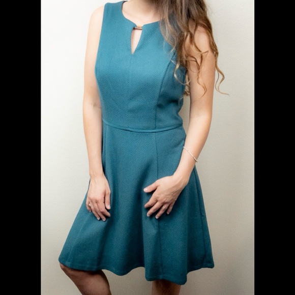 White House Black Market Dresses & Skirts - White House Black Market Cocktail Dress Teal 8